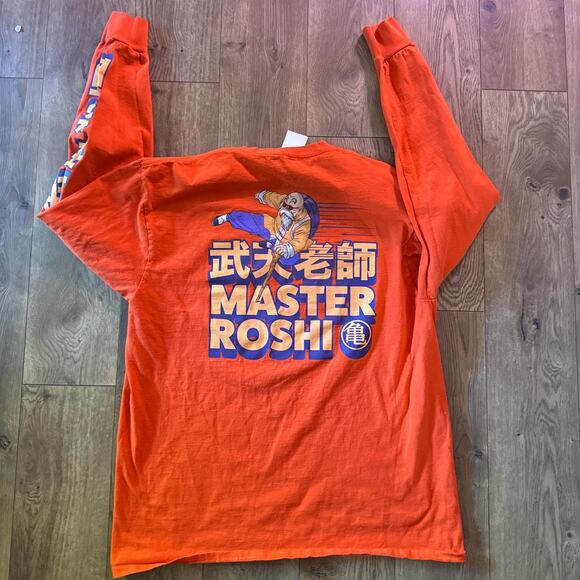 Dragon Ball Z Master ROSHI XL Long sleeve Henley shirt Crunchyroll - Picture 5 of 5